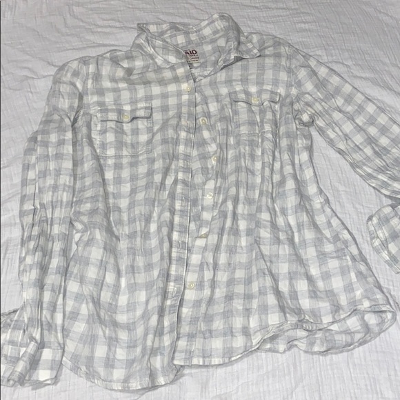 Old Navy Plaid Button Up - Picture 1 of 2